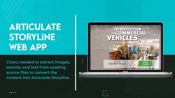 Flash to HTML5 Articulate Storyline 360 Web App | Chetu