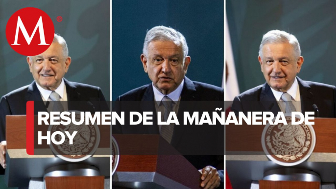 Los temas de AMLO en la mañanera del 25 de junio