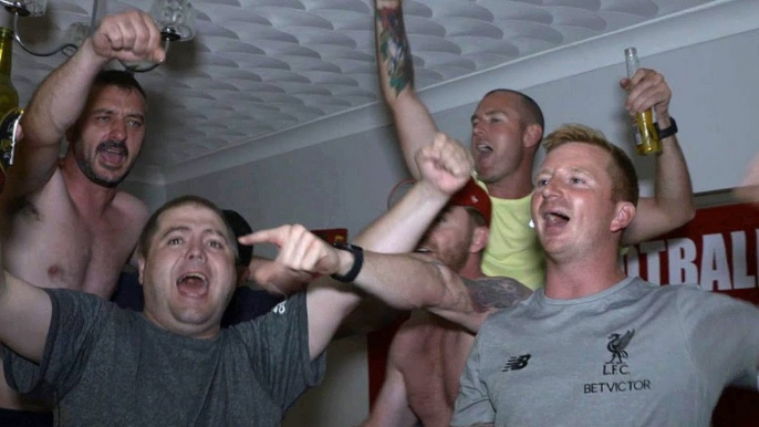 Champions of England: Liverpool fans celebrating their first league title in 30 years!