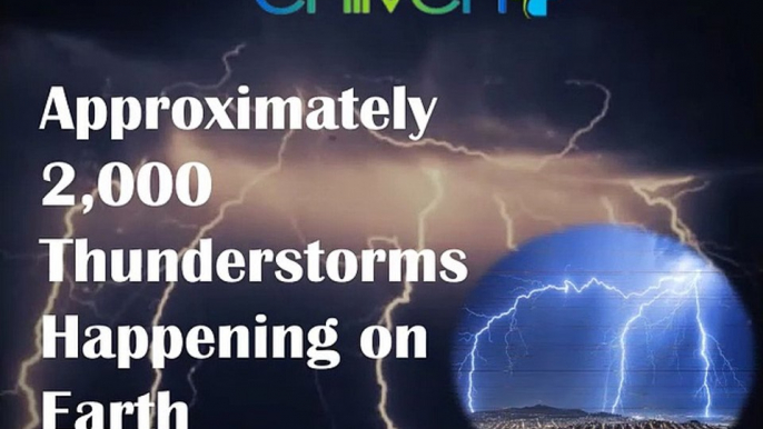 At Any Given Moment, There Are Approximately 2,000 Thunderstorms Happening on Earth