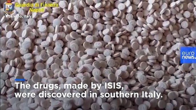 'World's largest seizure of amphetamines': Italy finds haul of ISIS-made drugs near Naples