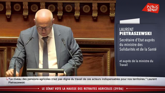 Le Sénat vote la hausse des retraites agricoles - Les matins du Sénat (30/06/2020)