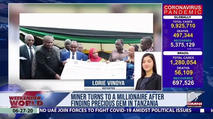 TRENDING: Miner turns to a millionaire after finding precious gem in Tanzania