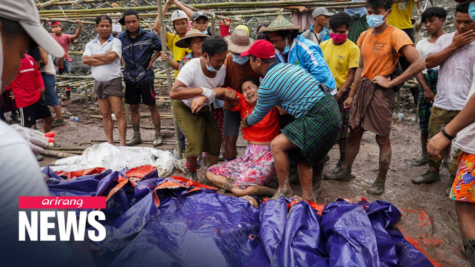 Landslide sweeps through jade mine in northern Myanmar, killing at least 160 people