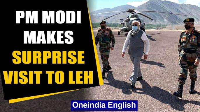 PM Modi visits Leh days after India-China clashes in Galwan Valley | Oneindia News