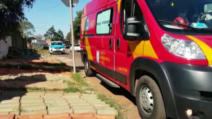 Idosa é socorrida no Bairro Interlagos