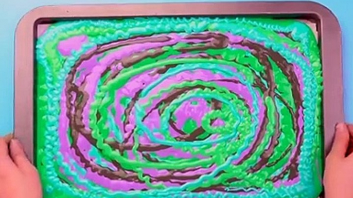 The Best Chocolate Roll Cake Decorating Tutorial - Chocolate Cake Hacks - Easy Cake Recipes