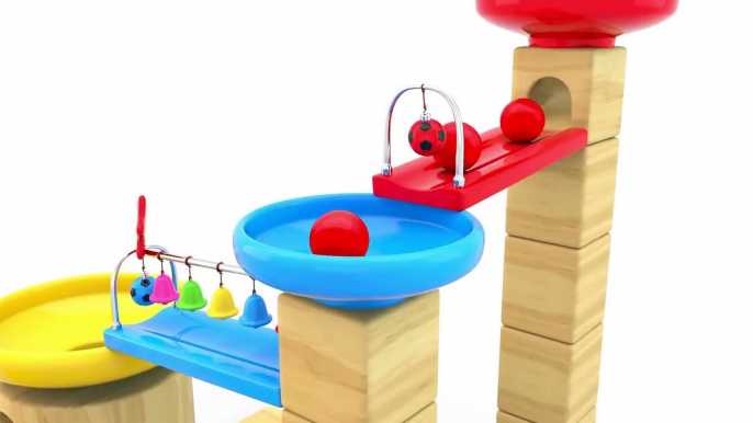 Learn Colors with Marble Maze Run Color Balls for Toddlers - Colors Videos Collection