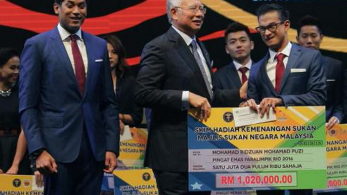 Govt rewards Malaysian Rio Olympics and Paralympics medallists