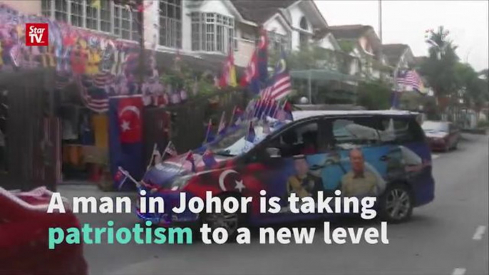 RM15,000 spent to decorate 'house of flags'