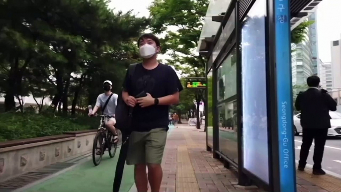 South Korea and Covid-19: High-tech bus shelters with thermal imaging and UV air purification used to fight coronavirus