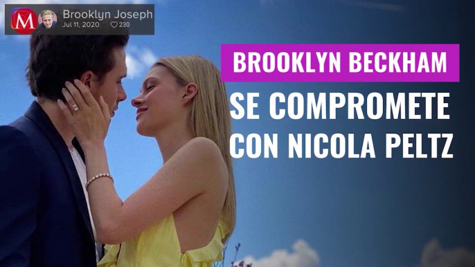 Brooklyn Beckham se compromete con Nicola Peltz; Victoria Beckham los felicita