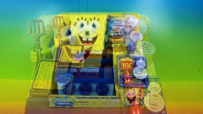 Spongebob Squarepants Talking Krabby Patty Maker with Spongebob Make a Krabby Patty!