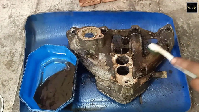 Mitsubishi Lancer Manifold Painting and Cleaning Carburetor