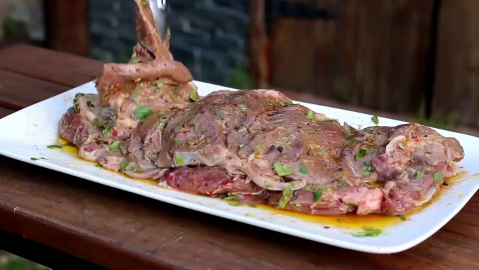 Lamb Grill Recipe Flamed Grilled Butterflied Lamb International Cuisines