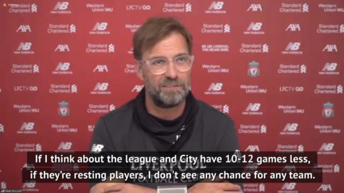 FOOTBALL: Premier League: Klopp pleased City can play Champions League