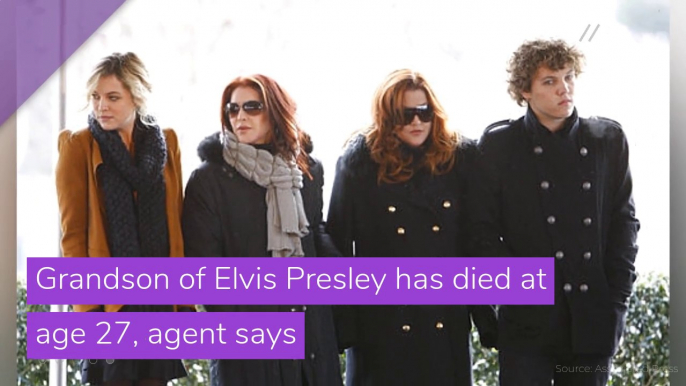 Grandson of Elvis Presley has died at age 27, agent says, and other top stories from July 15, 2020.