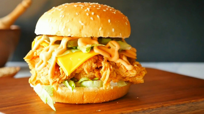 Chicken burger recipe - Burger recipe