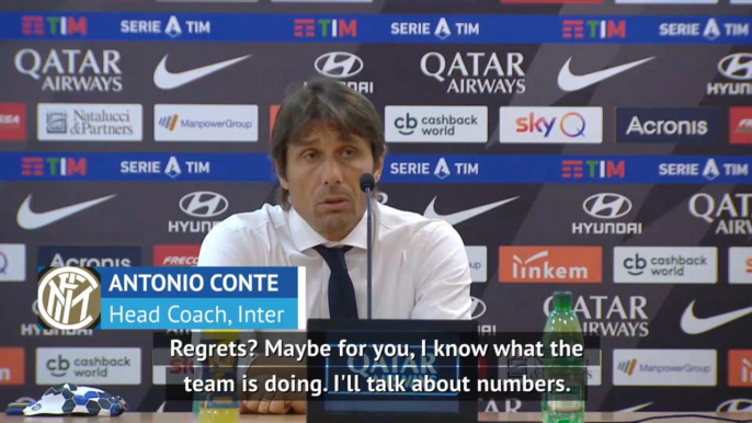 Conte hits out at media after Inter draw with Roma