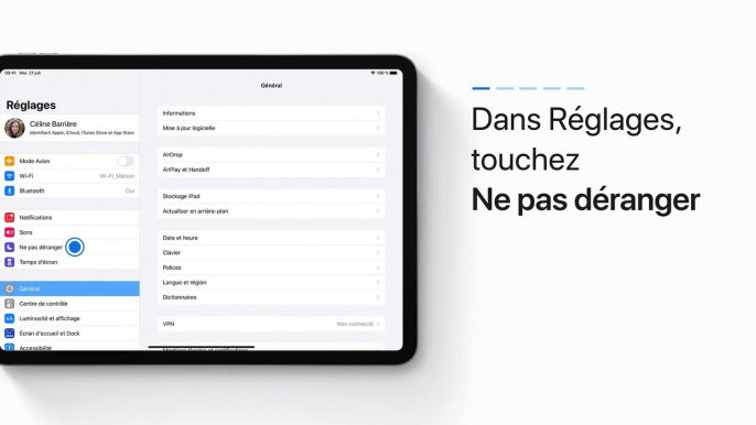 Programmer le mode Ne pas déranger sur votre iOS/iPadOS