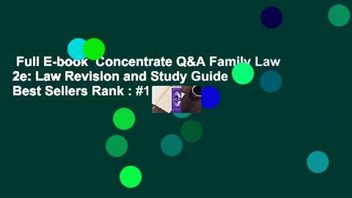 Full E-book  Concentrate Q&A Family Law 2e: Law Revision and Study Guide  Best Sellers Rank : #1