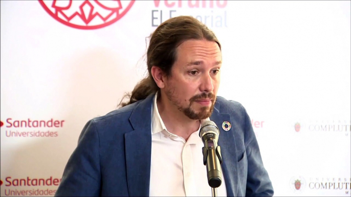 Pablo Iglesias descartar alcanzar acuerdos para los PGE con PP y Ciudadanos