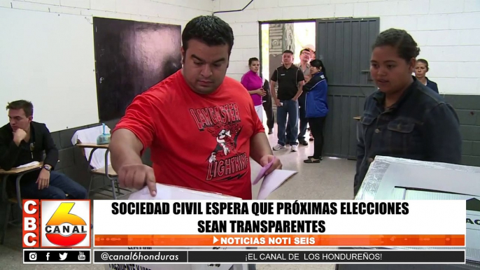 Sociedad civil espera que próximas elecciones sean transparentes