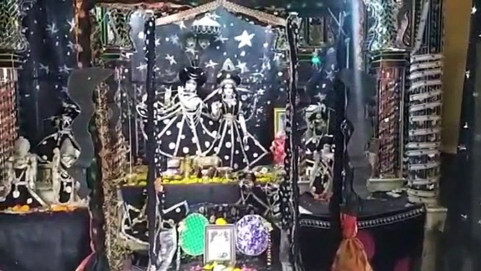 शाजापुर में राधाकृष्ण मंदिर में हुआ आकर्षक श्रृंगार