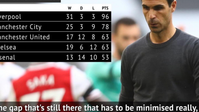 Arteta 'hurt' by Arsenal's inconsistencies this season