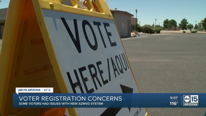 Voter registration issues raising concerns