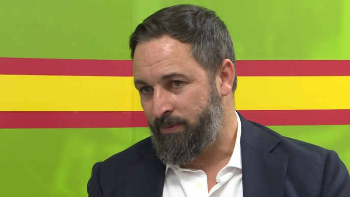 Santiago Abascal concede una entrevista a Europa Press