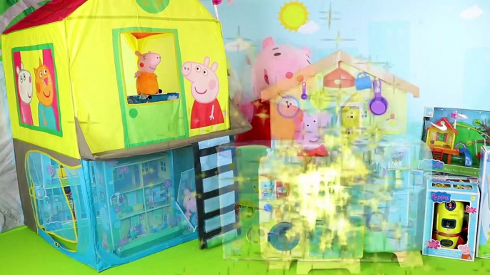 Brinquedos da Peppa Pig  - Tenda Surpresa da Camper Play , carrinhos, brinquedos para crianças