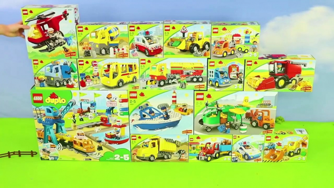 LEGO DUPLO Escavadora, caminhão de lixo, Carrinho de bombeiros , Caminhões de lixo - Cars Vehicles