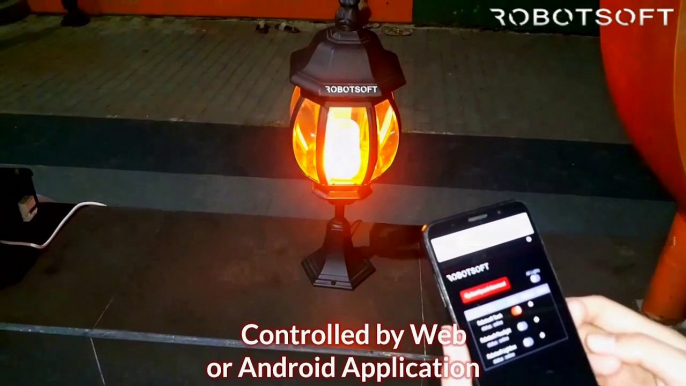 Robotsoft Torch - solar powered iot light