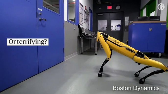 New dog-like robot from Boston Dynamics can open doors