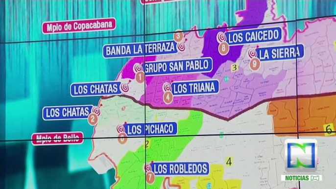 Radiografía de las estructuras criminales que operan en Medellín