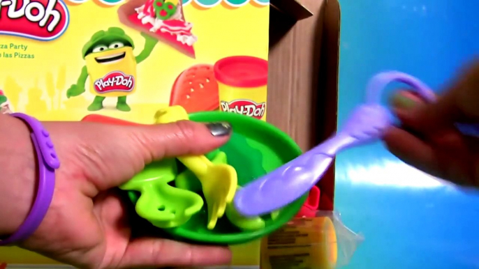 Play Doh Pizza Party - Play Dough Fiesta de Las Pizzas NEW 2015 Pizzeria Playset пицца  πίτσα