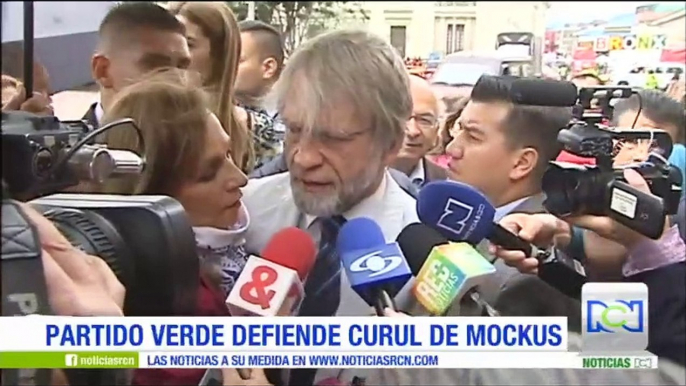 Partido Verde defiende la curul de Antanas Mockus en el Congreso