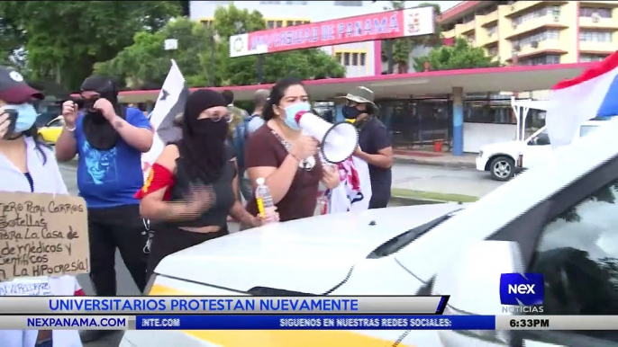 Universitarios protestan nuevamente  - Nex Noticias