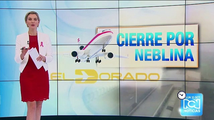 Retrasos en el aeropuerto El Dorado de Bogotá por niebla intensa