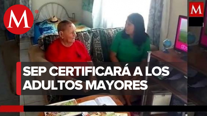 INEA y SEP analizan certificar a adultos mayores que toman clases por televisión