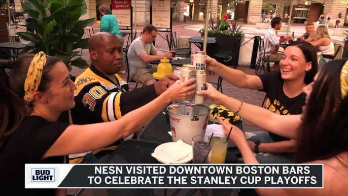 NESN And Bud Light Celebrate Bruins, Stanley Cup Playoffs At Downtown Boston Bars