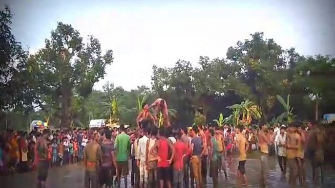 चार टीम का जबरदस्त मुकाबला||कन्हौली धनराज ||खिलाड़ियों ने खेला ||Best of Dahi Handi Govinda||Rangrasiya group dharaj