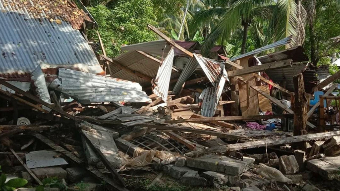 Powerful earthquake jolts central Philippines, homes damaged