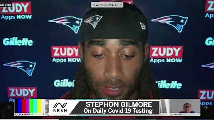 Stephon Gilmore On Getting Used To New Teammates; Daily Testing