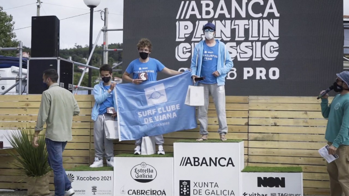 ABANCA PANTIN CLASSIC Galicia PRO 2020 : Remise des prix ABANCA SURF ADAPTED.