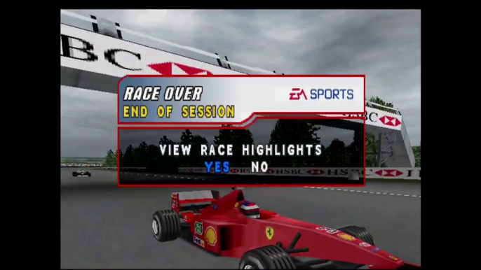 Driving with Michael Schumacher In Ferrari Indianapolis United States circuit F1 2000 ps1_HD