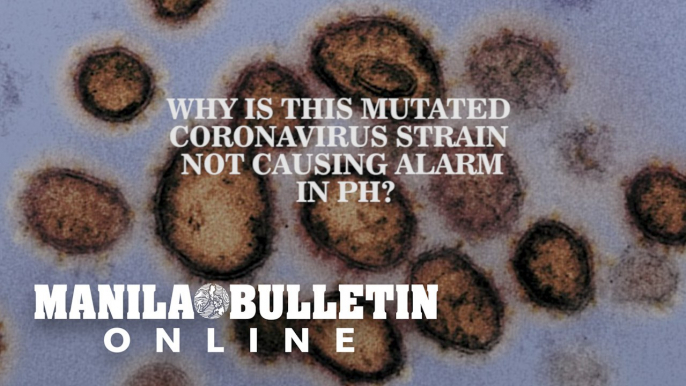 Why is this mutated coronavirus strain not causing alarm in PH?