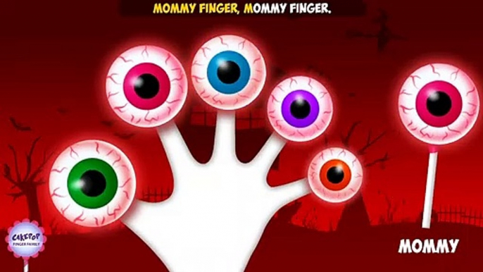 Halloween Eye Finger Family - Cake Pop Family Nursery Rhyme - Halloween Finger Family Songs for kids