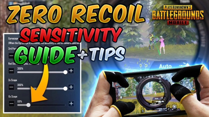 Zero Recoil Sensitivity Settings Guide/Tutorial (PUBG MOBILE) + Tips and Tricks